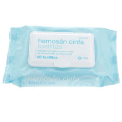 Hemosan Cinfa Toallitas 60 Toallitas